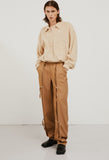 イーエスシースタジオ(ESC STUDIO) slit trouser pants(beige)