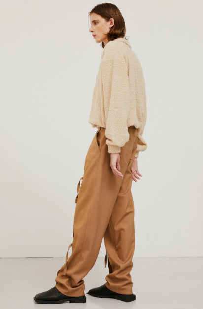 ★ESCSTUDIO★slit trouser pants(beige)★正規品/韓国直送料込 イーエスシースタジオ(ESC STUDIO) slit trouser pants(beige