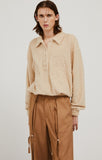 イーエスシースタジオ(ESC STUDIO) slit trouser pants(beige)