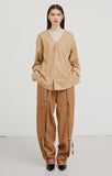 イーエスシースタジオ(ESC STUDIO) slit trouser pants(beige)