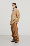イーエスシースタジオ(ESC STUDIO) slit trouser pants(beige)