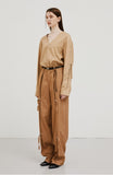 イーエスシースタジオ(ESC STUDIO) slit trouser pants(beige)