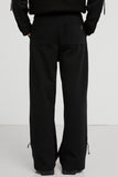 イーエスシースタジオ(ESC STUDIO) flower string training pants(black)