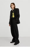 イーエスシースタジオ(ESC STUDIO) flower string training pants(black)