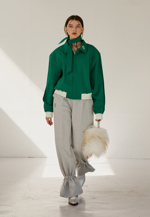 イーエスシースタジオ(ESC STUDIO) flower string training pants(melange)