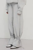 イーエスシースタジオ(ESC STUDIO) flower string training pants(melange)