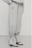 イーエスシースタジオ(ESC STUDIO) flower string training pants(melange)