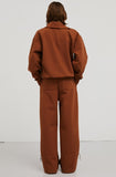イーエスシースタジオ(ESC STUDIO) flower string training pants(brown)
