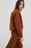 イーエスシースタジオ(ESC STUDIO) flower string training pants(brown)