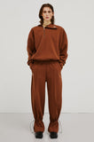 イーエスシースタジオ(ESC STUDIO) flower string training pants(brown)