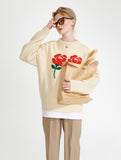 ワンダービジター(WONDER VISITOR)  Logo APS Knit [Ivory]