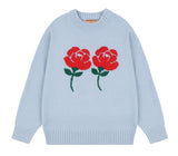 ワンダービジター(WONDER VISITOR)  Logo APS Knit [Light Blue]