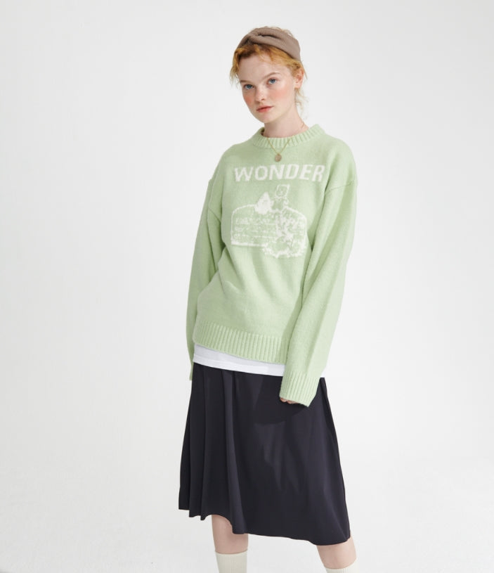 ワンダービジター(WONDER VISITOR)  Cake APS Knit [Mint]