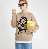 ワンダービジター(WONDER VISITOR)  Gungirl Knit [Beige]