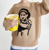 ワンダービジター(WONDER VISITOR)  Gungirl Knit [Beige]