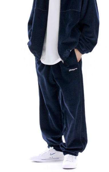 mahagrid (マハグリッド) CORDUROY TRACK PANT [NAVY]