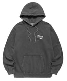 mahagrid (マハグリッド) SPIN LOGO PIGMENT HOODIE [CHARCOAL]