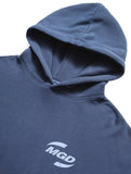 mahagrid (マハグリッド) SPIN LOGO PIGMENT HOODIE [BLUE]