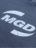 mahagrid (マハグリッド) SPIN LOGO PIGMENT HOODIE [BLUE]