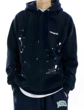 mahagrid (マハグリッド) PAINTER HOODIE [NAVY]