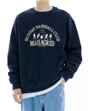 mahagrid (マハグリッド) SBC PLAYERS SWEATSHIRT [NAVY]