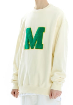 mahagrid (マハグリッド) M LOGO SWEATSHIRT [CREAM]