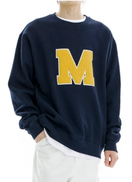 mahagrid (マハグリッド) M LOGO SWEATSHIRT [NAVY]
