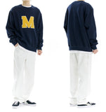 mahagrid (マハグリッド) M LOGO SWEATSHIRT [NAVY]