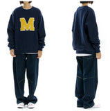 mahagrid (マハグリッド) M LOGO SWEATSHIRT [NAVY]