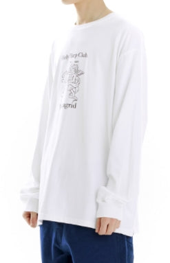 mahagrid (マハグリッド) HHC LS TEE [WHITE]