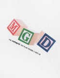 mahagrid (マハグリッド) MGD WOOD BLOCKS LS TEE [WHITE]