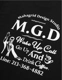 mahagrid (マハグリッド) CAFE LS TEE [BLACK]