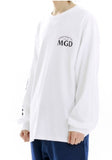 mahagrid (マハグリッド) CAFE LS TEE [WHITE]