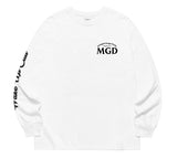 mahagrid (マハグリッド) CAFE LS TEE [WHITE]