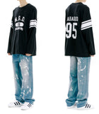 mahagrid (マハグリッド) RUGBY LS TEE [BLACK]