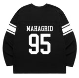 mahagrid (マハグリッド) RUGBY LS TEE [BLACK]