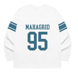 mahagrid (マハグリッド) RUGBY LS TEE [WHITE]