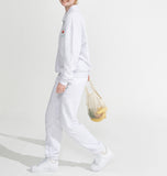 ワンダービジター(WONDER VISITOR)   Logo Jogger pants [Light grey]