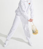 ワンダービジター(WONDER VISITOR)   Logo Jogger pants [Light grey]