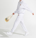 ワンダービジター(WONDER VISITOR)   Logo Jogger pants [Light grey]