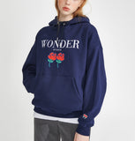 ワンダービジター(WONDER VISITOR)  2021 Logo Hoodie [Navy]