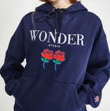 ワンダービジター(WONDER VISITOR)  2021 Logo Hoodie [Navy]