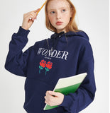 ワンダービジター(WONDER VISITOR)  2021 Logo Hoodie [Navy]