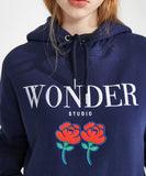ワンダービジター(WONDER VISITOR)  2021 Logo Hoodie [Navy]