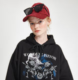 ワンダービジター(WONDER VISITOR)  Bear Metal Hoodie [Black]