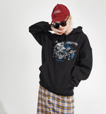 ワンダービジター(WONDER VISITOR)  Bear Metal Hoodie [Black]
