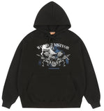 ワンダービジター(WONDER VISITOR)  Bear Metal Hoodie [Black]