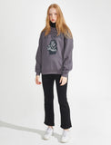 ワンダービジター(WONDER VISITOR)  Gungirl sweat-shirt [Charcoal]