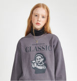 ワンダービジター(WONDER VISITOR)  Gungirl sweat-shirt [Charcoal]