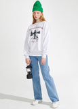 ワンダービジター(WONDER VISITOR)  Ski sweat-shirt [Light grey]